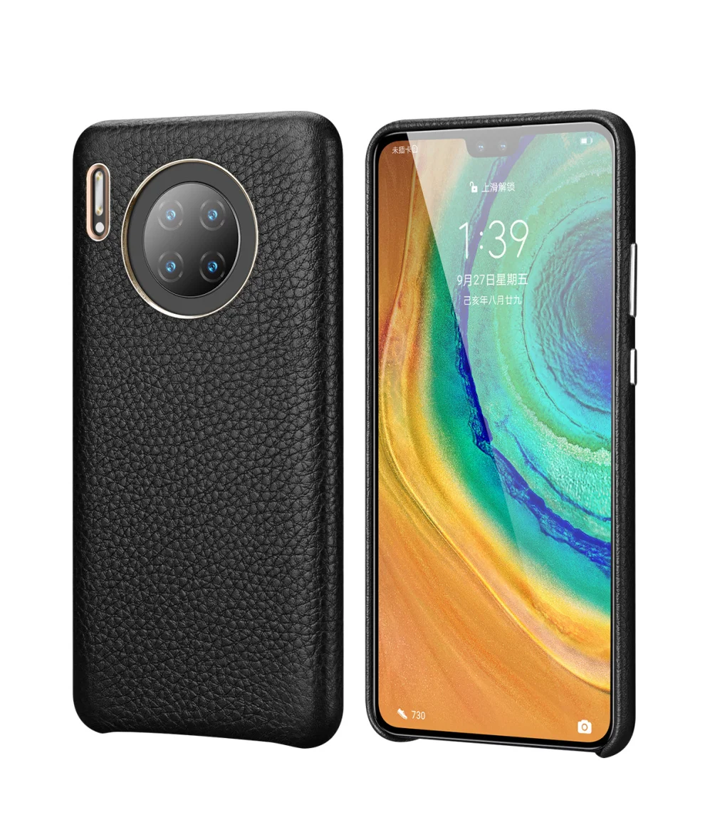 Винтажный чехол для телефона s для huawei mate 30/Pro, Роскошный чехол из натуральной кожи для huawei mate 30 Pro, жесткая защитная задняя крышка, оболочка
