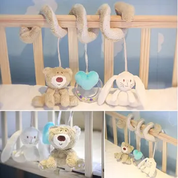 

Stroller Toy Accesaries Hanging Crib Rattle Toys Baby Stroller Hanging Toy For Infant Baby play Activity Spiral Stroller Set