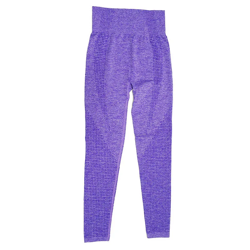 9149 Purple Nessaj, 14 цветов, бесшовные леггинсы, женские дышащие эластичные штаны, высокая талия, эластичные штаны, пуш-ап, леггинсы для фитнеса и тренировок - Цвет: 9149 Purple
