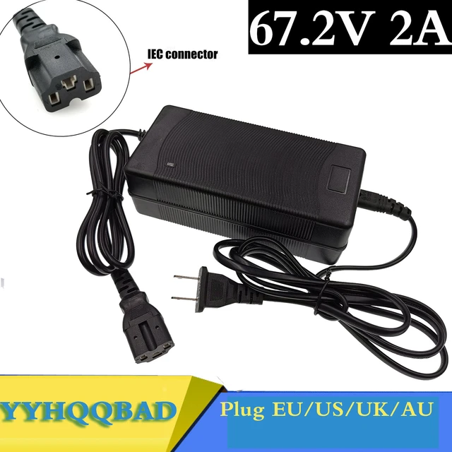 48V 2A Lead-acid Battery Charger for Electric Bike Scooters Motorcycle  57.6V Lead acid Battery Charger with PC IEC connector - AliExpress