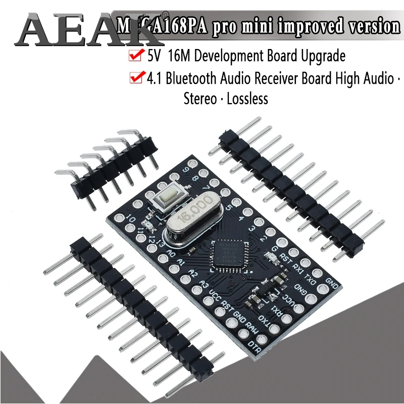 Мини модуль AEAK Pro Atmega168 5 в 16 м для Arduino совместимая плата микро управления Nano|pro