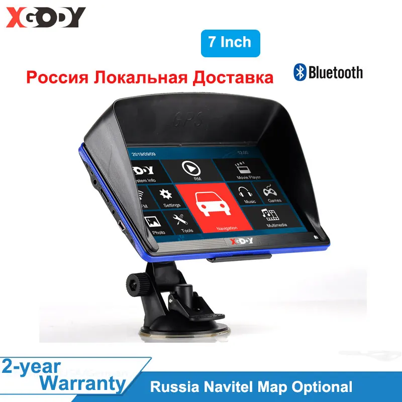 XGODY 5 ''автомобильный Грузовик навигация 256 м/128 м + 8 Гб емкостный сенсорный