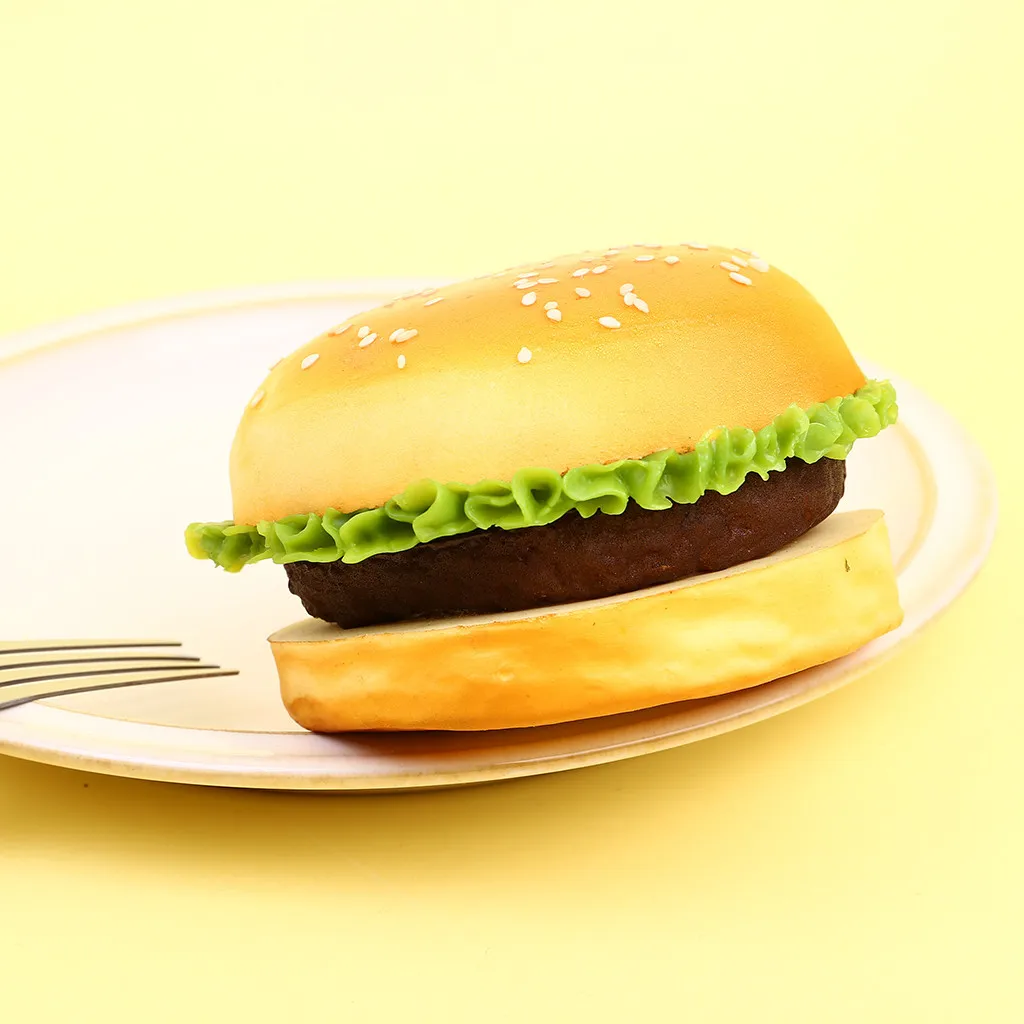 Simulation Burger Slow Rising Collection Stress Reliever Toys Vent decompression toy baby educational toy Pressure relief toy #B