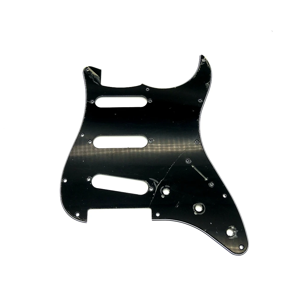 Электрогитара Pickguard 3 слоя 11 Отверстие SSS SSH и HSH Совместимость для ST стиль современные запасные части для гитары черный или белый