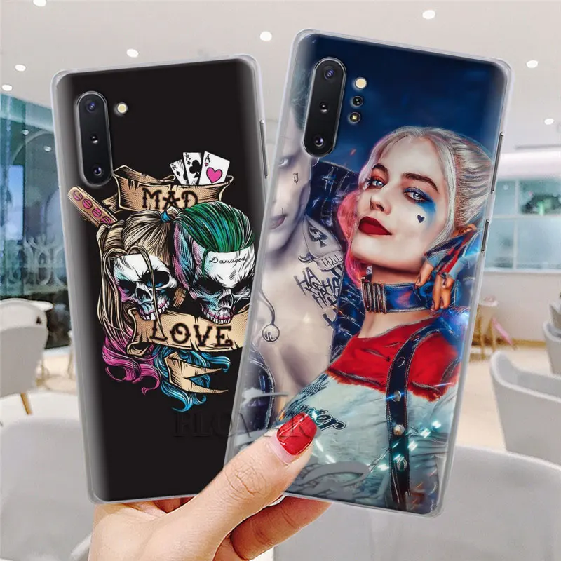 Харли Куинн самоубийцы отряд чехол для телефона для samsung Galaxy Note 10 Plus Note 8 9 S10 S9 плюс S10e A30 A40 A50 A70 в твердом переплете