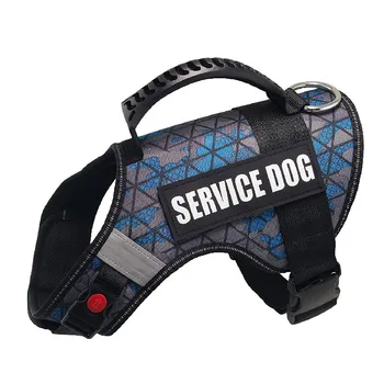 

High Quality Dog Harness Vest Collar For Large Dog Reflective Adjustable Harnesses For Dogs Puppy Dog Supplies DXQA13
