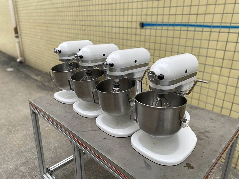 Food Stand Mixer Stainless Steel Bowl 6-speed Kitchen Cream Egg Whisk Blender Cake Dough Bread Mixer Maker Machine Used