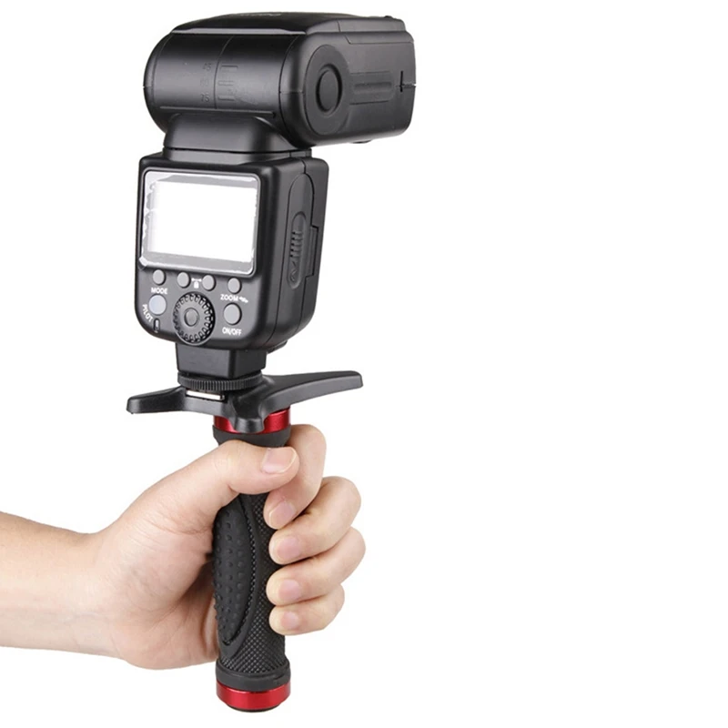 1/4 inch Screw Handle Grip Stabilizer For Gopro Video Holder Stand Handheld Tripod For Digital Video Camera Led Video Light
