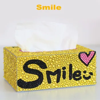 

2020 Diamond Painting DIY Roll Tissue Box Cross Stitch, Cut, Storage Box, Jewelry Box,5D Cartoon Diamond Cross Stitch