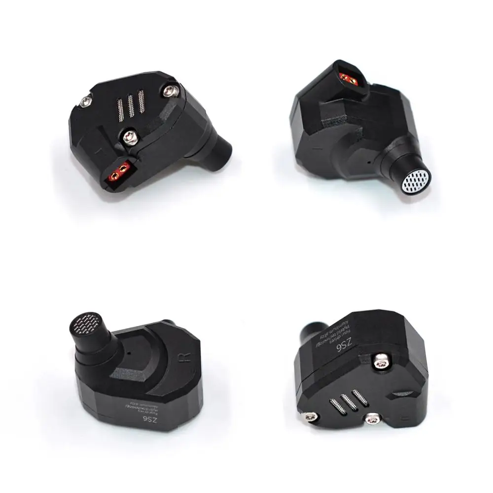 KZ ZS6 2DD+ 2BA Гибридный в ухо наушник Monito Запуск Спорт bluetooth наушники Металлические Наушники Hi-Fi DJ гарнитура вкладыши