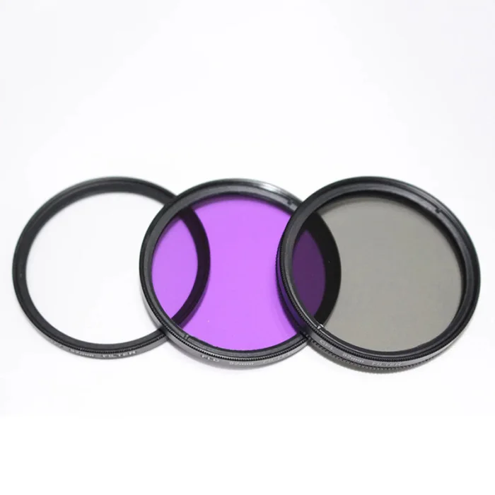 Filter Kit 49 52 55 58 62 67 72 77 82mm UV CPL FLD with Bag Lens Cap Anti-lost Rope Cloth ING-SHIPPING