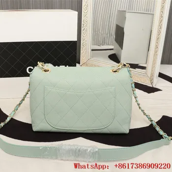 

2020 SS new Women's flap bag crossbody bag Luxury designer Shoulder Bags Genuine Leather Small square Ladies bag