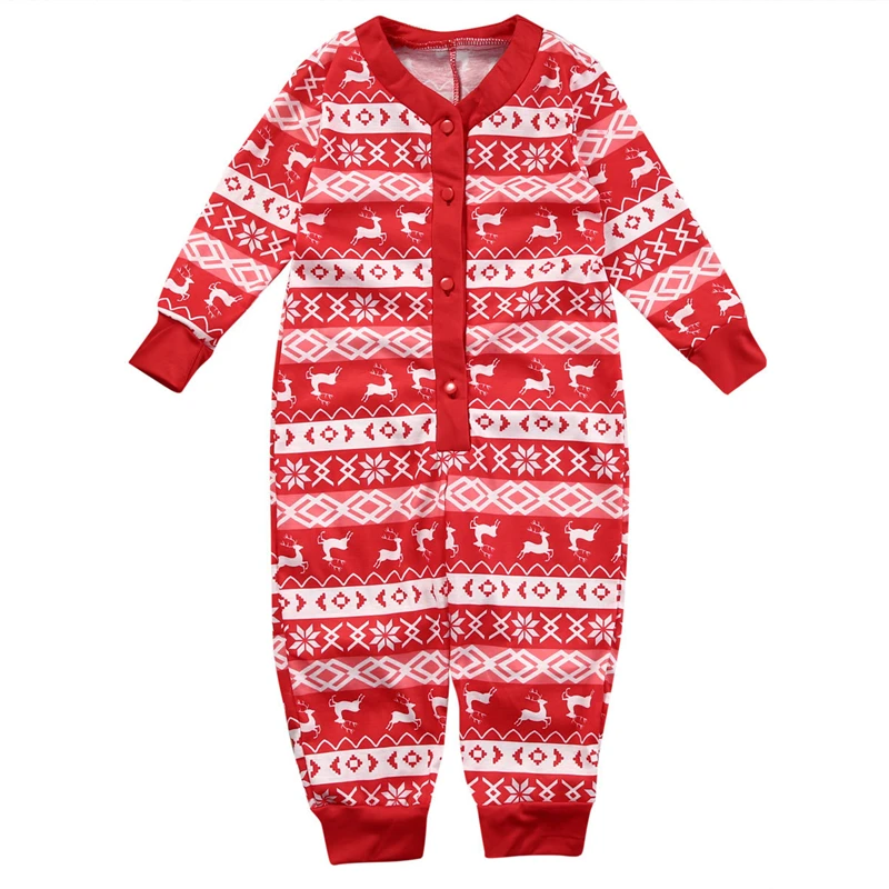 Семейный комплект рождественских пижам для мамы, папы, детей, Рождественская Пижама с оленем домашняя одежда