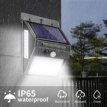 Солнечный датчик движения PIR 100LED Солнечный светильник с контролем солнечной энергии уличный светильник для двора домашний садовый светильник Настенный светильник s Новинка