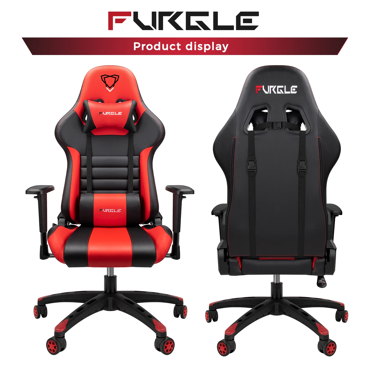 Furgle Gaming Chair White Computer Chair With Leather Boss Chair Office Chair Furniture Wcg Game Chairs Desk Chair Racing Chair