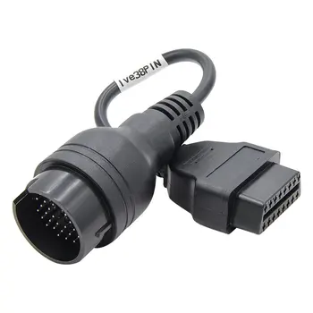 

Truck Cable OBD1 to OBD2 for Iveco 38Pin Male to OBD2 16Pin Adapter Cable