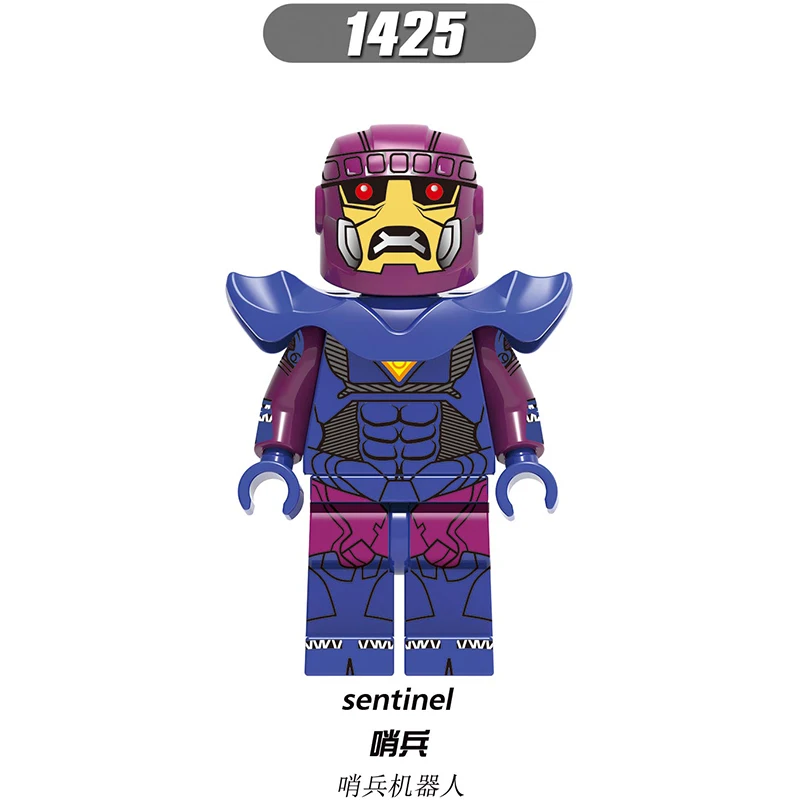 50 шт., супер герои, Люди Икс, Темный Феникс, colorssus Sentinel Psylocke Iceman, белая королева, Mystique Buidling, блоки, игрушки X0277
