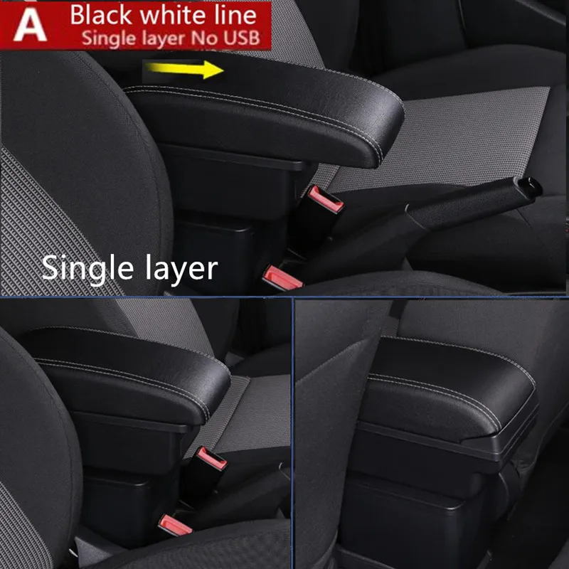 FIAT 500 - ACCOUDOIR PREMIUM - REGLABLE- ARMREST with storage