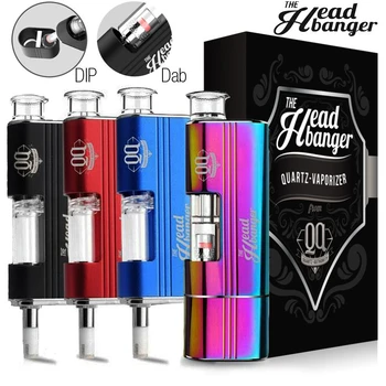 

HeadBanger Wax Concentrate Vaporizer 1500mAh Battery Dip Dab Pen With Glass Water Bubbler