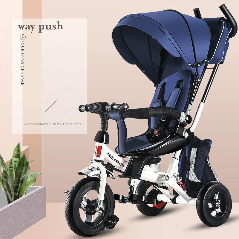 4 In 1 Infant Tricycle Folding Rotating Seat Baby Stroller 3 Wheel Bicycle Kids Bikes Three Wheel Stroller Baby Trolley 6M-6Y 4 In 1 Infant Tricycle Folding Rotating Seat Baby Stroller 3 Wheel Bicycle Kids Bikes Three Wheel Stroller Baby Trolley 6M-6Y