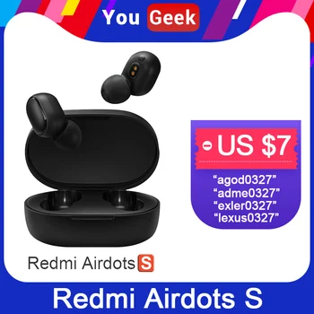 

Xiaomi Redmi AirDots S Bluetooth5.0 Left=Right Low Lag Mode TWS Bluetooth Earphone Headset BT5 True Wireless Stereo Auto Link