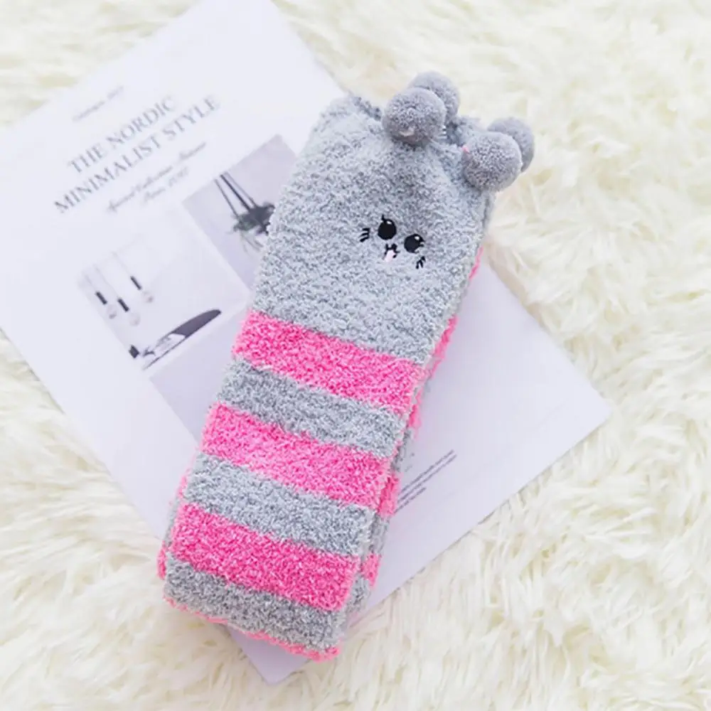 Kawaii/вязаные носки для девочек детские носки с героями мультфильмов детские длинные гольфы Детский Рождественский подарок, Весенние чулки для девочек - Цвет: J