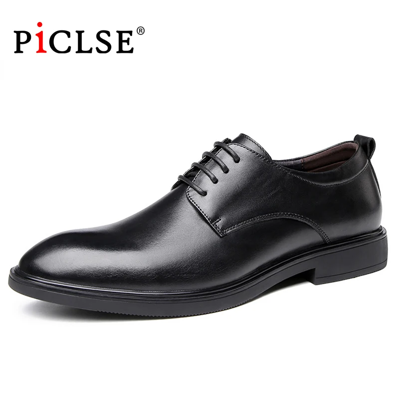 

Genuine leather Oxford shoes for Men Dress shoes Business Wedding Formal shoes Plus Size Black leather shoes Men zapatos hombre