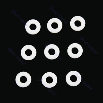 

10 Pcs 4.76mm Teflon Washers For 3/16 inch Shaft RC Boat AXYA