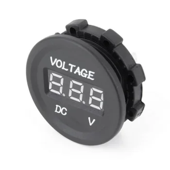 

LED Display Car Digital Voltmeter Electric Voltage Meter Monitor Socket for Automobile Motorcycle Truck Minibus for ATV Boat NEW