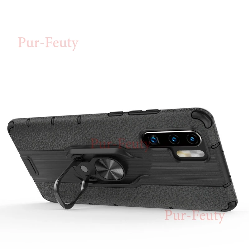 Чехол для huawei P30 Pro Armor Мягкий противоударный силиконовый бампер с магнитным кольцом Броня чехол для huawei P 30 Pro VOG L29 L04 L09