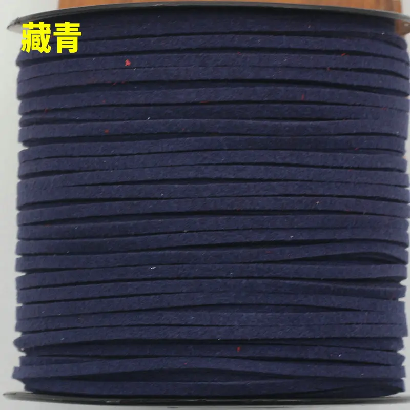 corda plana de camurça falsa trançada corda de couro de veludo coreano corda de fio para sapatos de joalheria diy corda