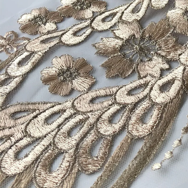 SASKIA 1 комплект 2 шт. павлин хвост цветок патч сетка Вышивка Патчи Свадебные африканские кружева швейная ткань аппликация Одежда Платье Diy