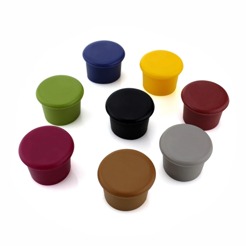Round Wine Bottle Silicone Cap Beer Bottle Cover Glass Bottle Seal Soft Plug Barware Accessories Wine Bottle Cap Seal