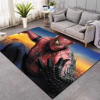 

New Superman/Batman/US Captain/The Avenger Thick Carpet Mat for Living Room Doormat Flannel Print Bedroom Non-slip Floor Rug 005