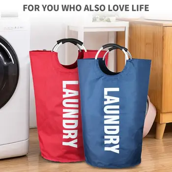 

Storage Bucket PE Coating Cotton Linen Office Dedroom Household Tissue Storage Bag Sundries Receiving Barrel Dirty Clothes