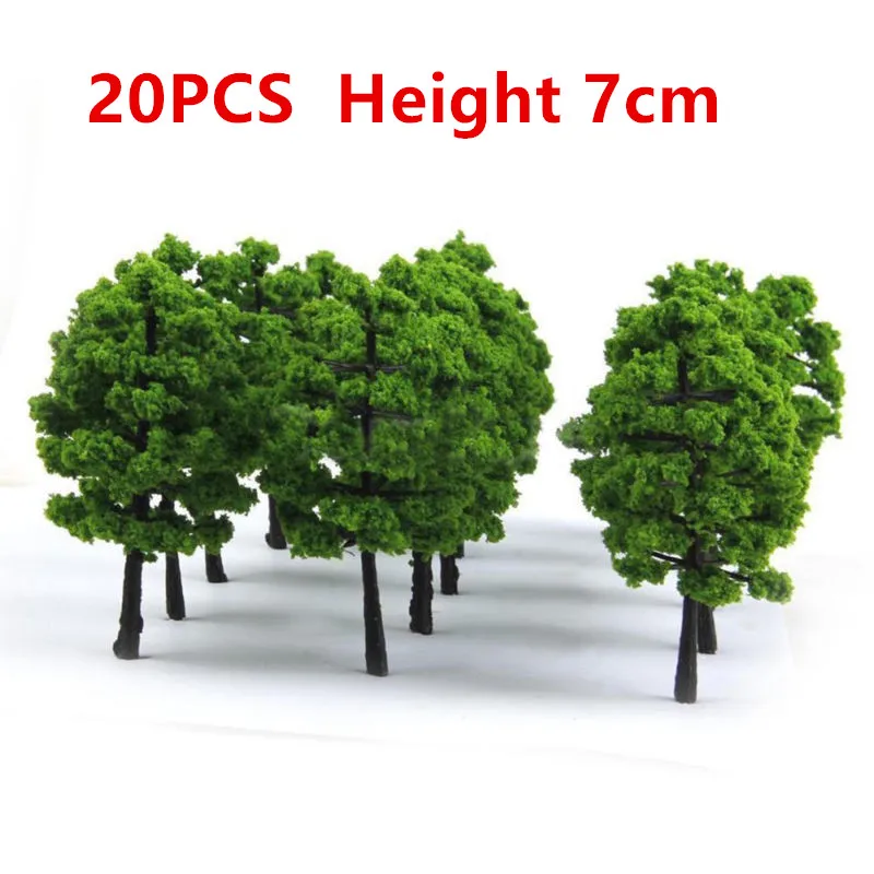 40 stk Modellbäume Bäume 1:150 HO N Mini Landschaft Eisenbahn Dekoration 