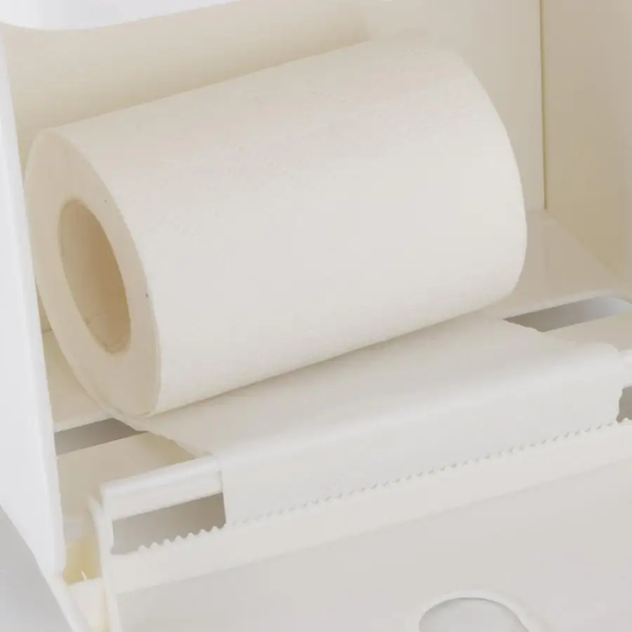 Держатели для туалетной бумаги, бытовая многофункциональная настенная коробка для хранения салфеток без перфорации, диспенсер для бумаги, чехол, полка для ванной комнаты