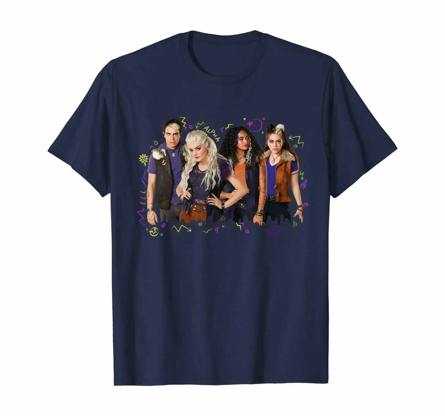 Maglietta Channel Zombies 2 Affissioni E Lupi Mannari