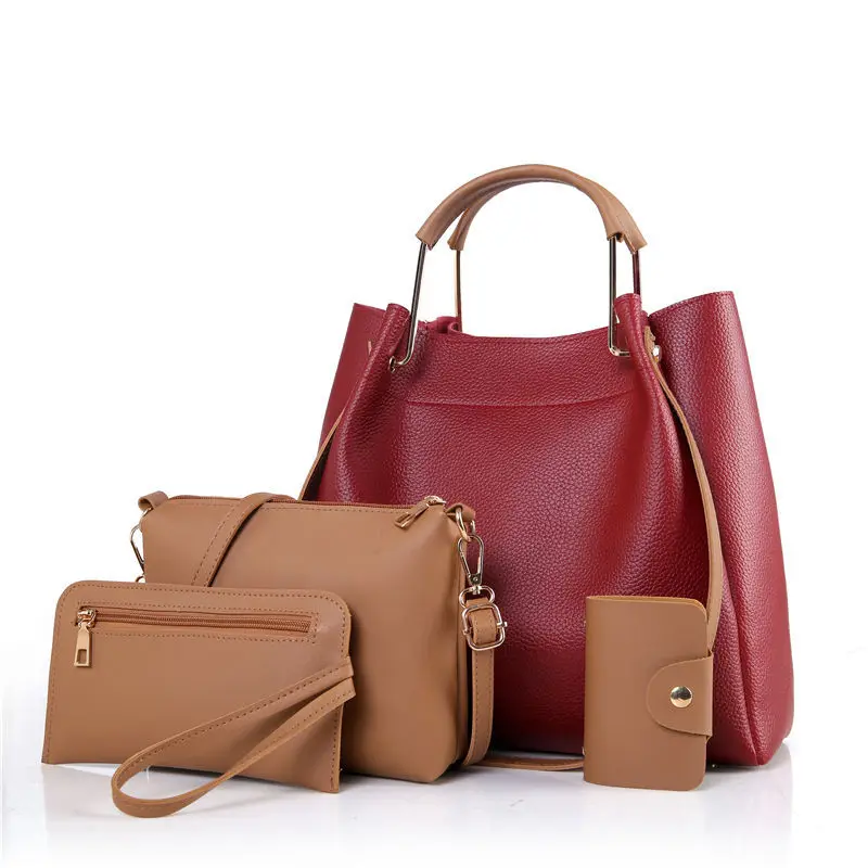 

2018 Europe And America Fashion Picture Bucket Bag Spring New Style Big Bag Simple Handbag Versatile Crossbody Bag
