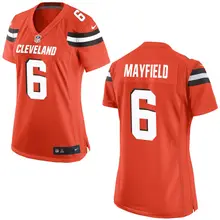 Оранжевая Майка Baker Mayfield для женщин