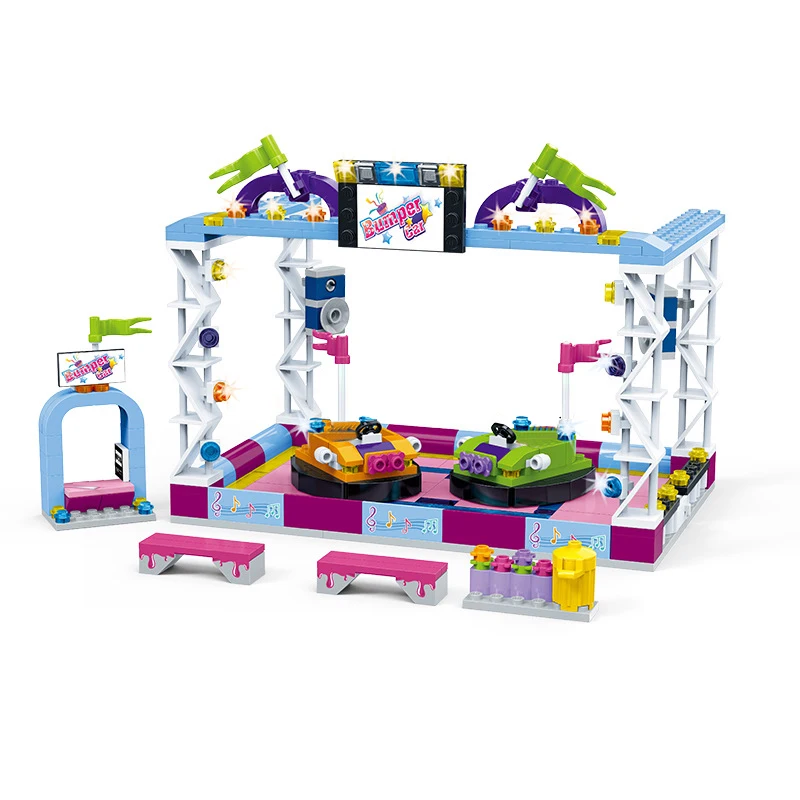 

NEW Legoingly Friends Series Amusement Park Ferris Wheel Model Building Blocks Bricks Playgame Toys For Children Girls Toy Gifts