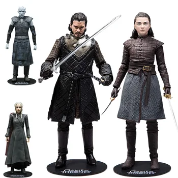 

Game of Thrones Action Figure Toy Arya Jon Snow Night King Daenerys Targaryen McFARLANE Collection Model Doll Children Gifts