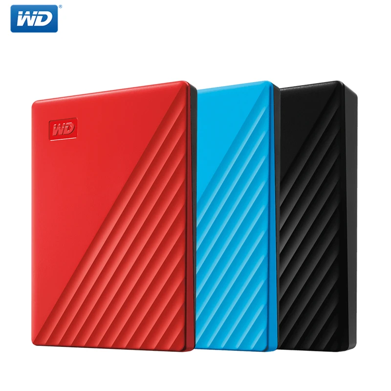 WD My Passport External Hard Drive Disk USB3.0 1TB 2TB 4TB Portable Western Digital HDD HD Storage Devices SATA3 For Windows Mac