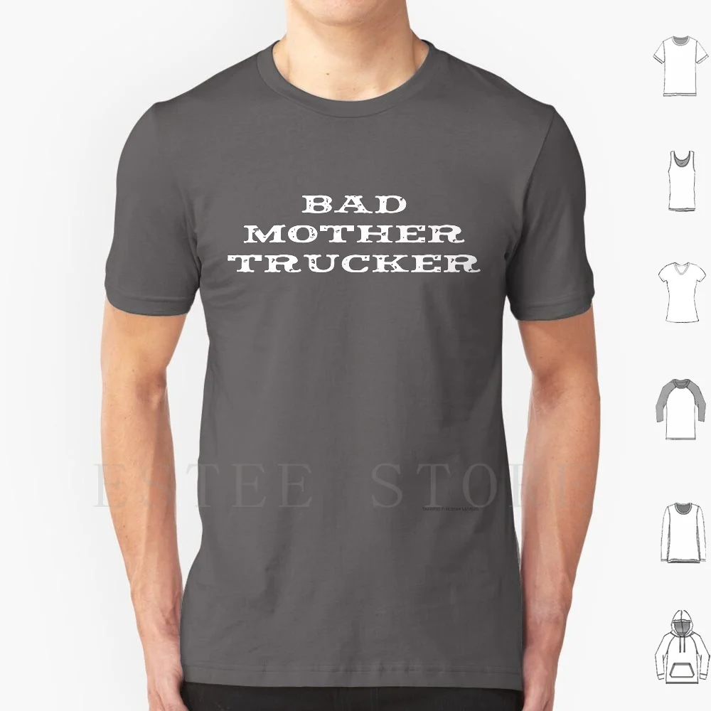 Забавная футболка с надписью Bad Mother для водителей грузовиков 100% хлопок | Мужская