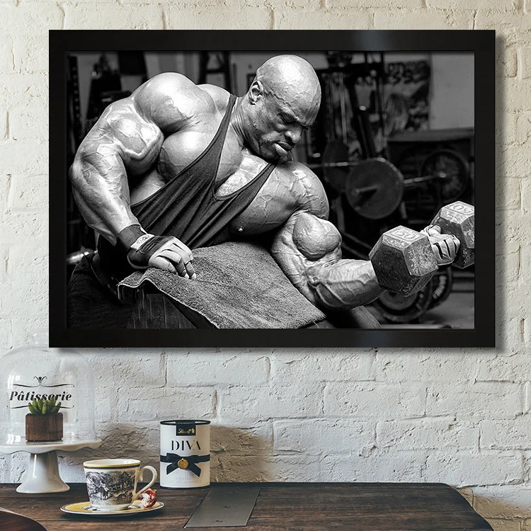 Ronnie Coleman Bodybuilder Pictures Printed on Canvas