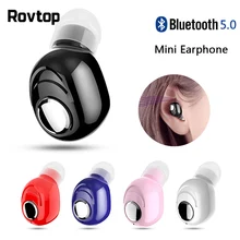 Беспроводные мини-наушники с Bluetooth 5,0, портативные беспроводные наушники-вкладыши, спортивные наушники с микрофоном, гарнитура для телефона