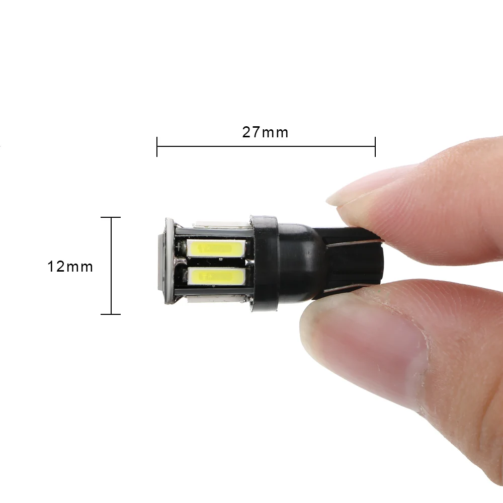 LEEPEE 1 пара T10 W5W 7020 10SMD сигнальные лампы для чтения светильник Замена заднего