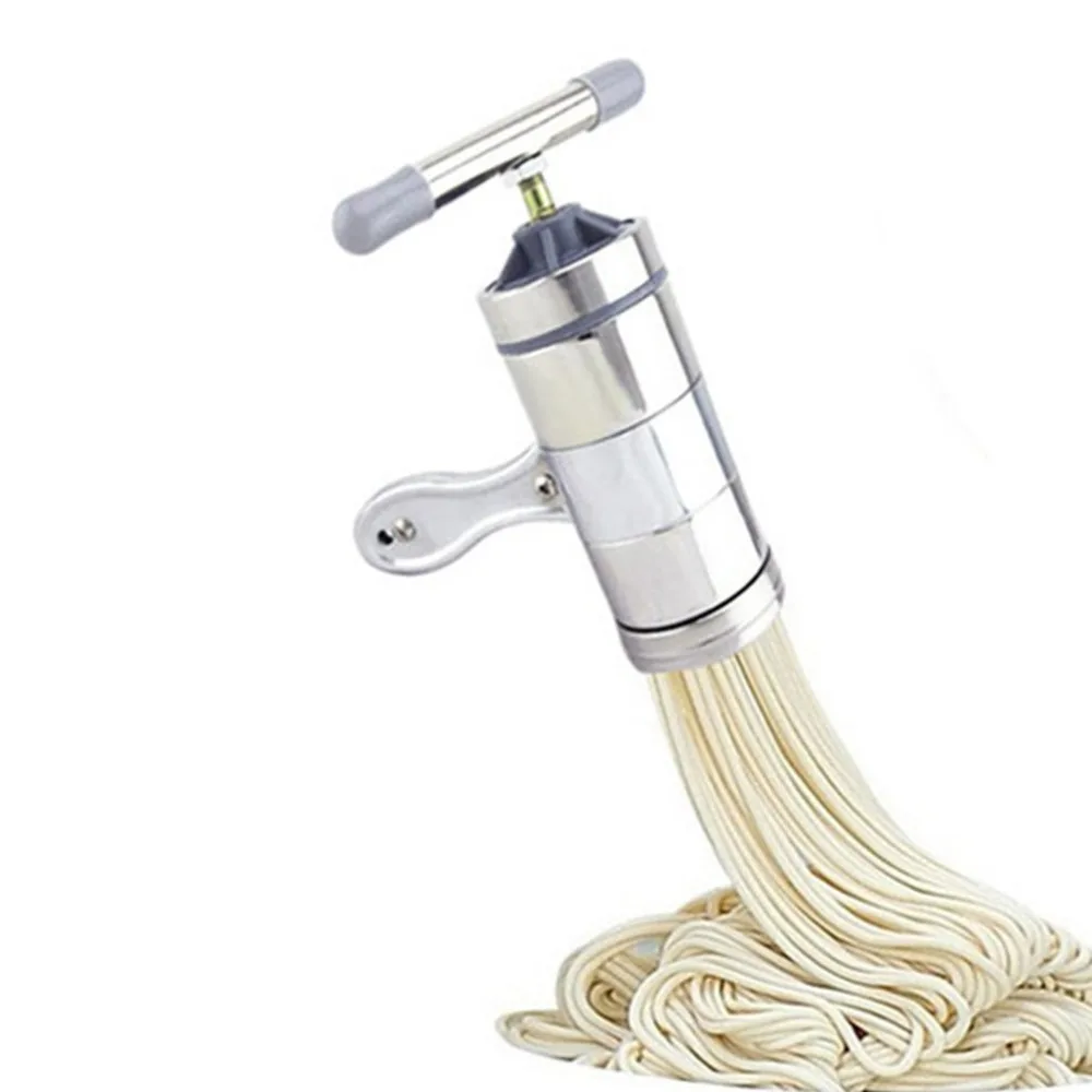

Noodles Pasta Press Maker Machine Hand Cutter Cookware Moulds Making Spaghetti Fettuccine Noodle