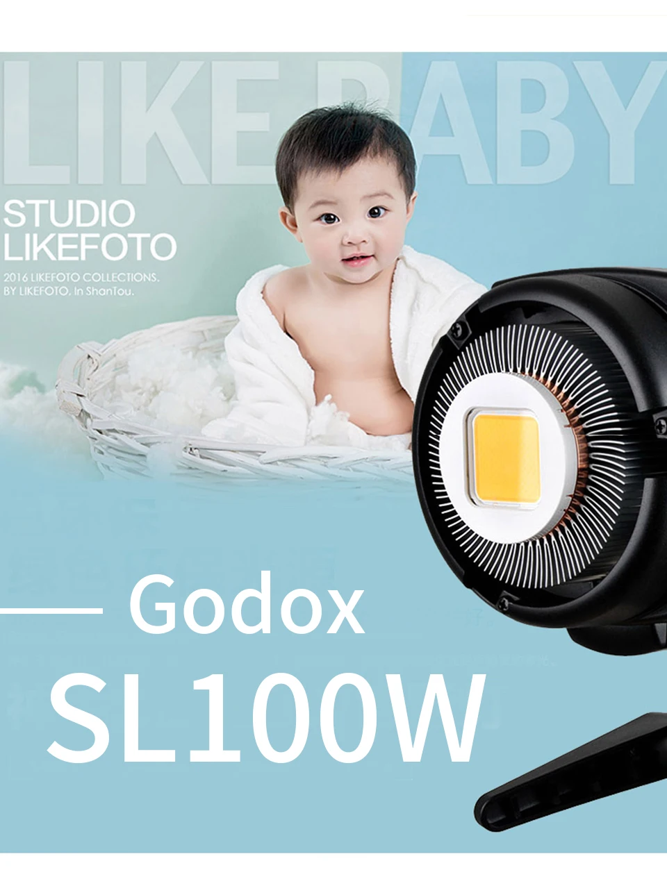 Godox светодиодный видео светильник SL-60W SL-100W SL-150W SL-200W 5600K видео светильник непрерывного светильник на креплении Bowens для видеосъемки в студии Запись