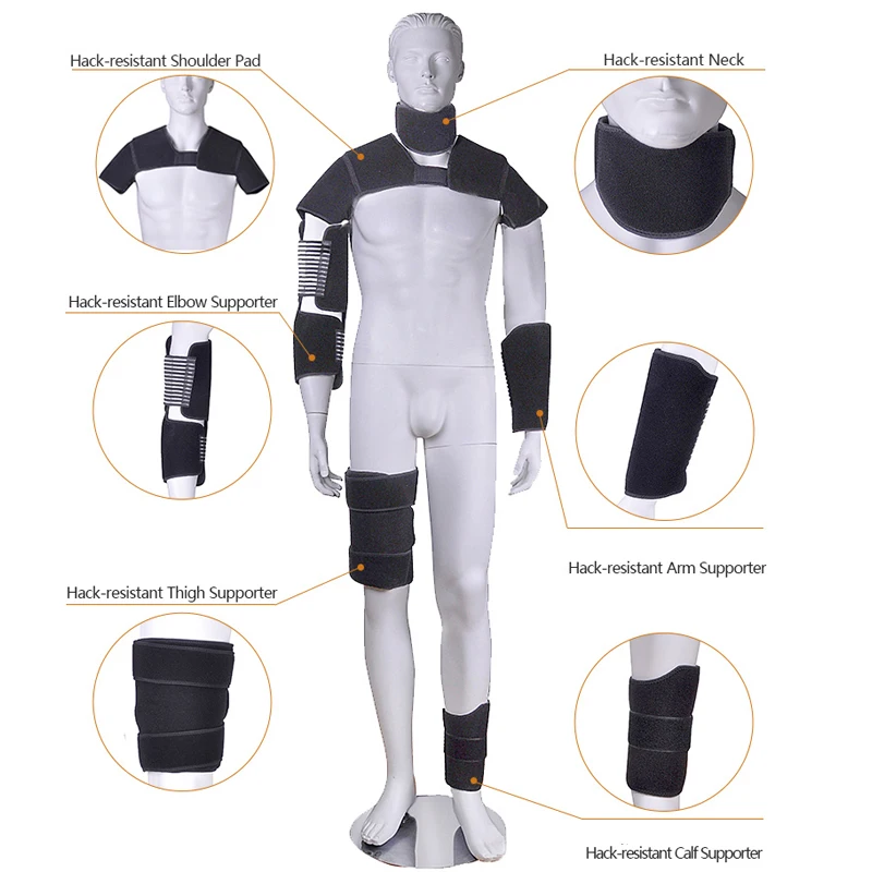 Self-Defense Anti-Cutting Stab-Proof 7-Piece Set Flexible Inner Wear Invisible Safety Tactics Fbi Police Protective Equipment 2